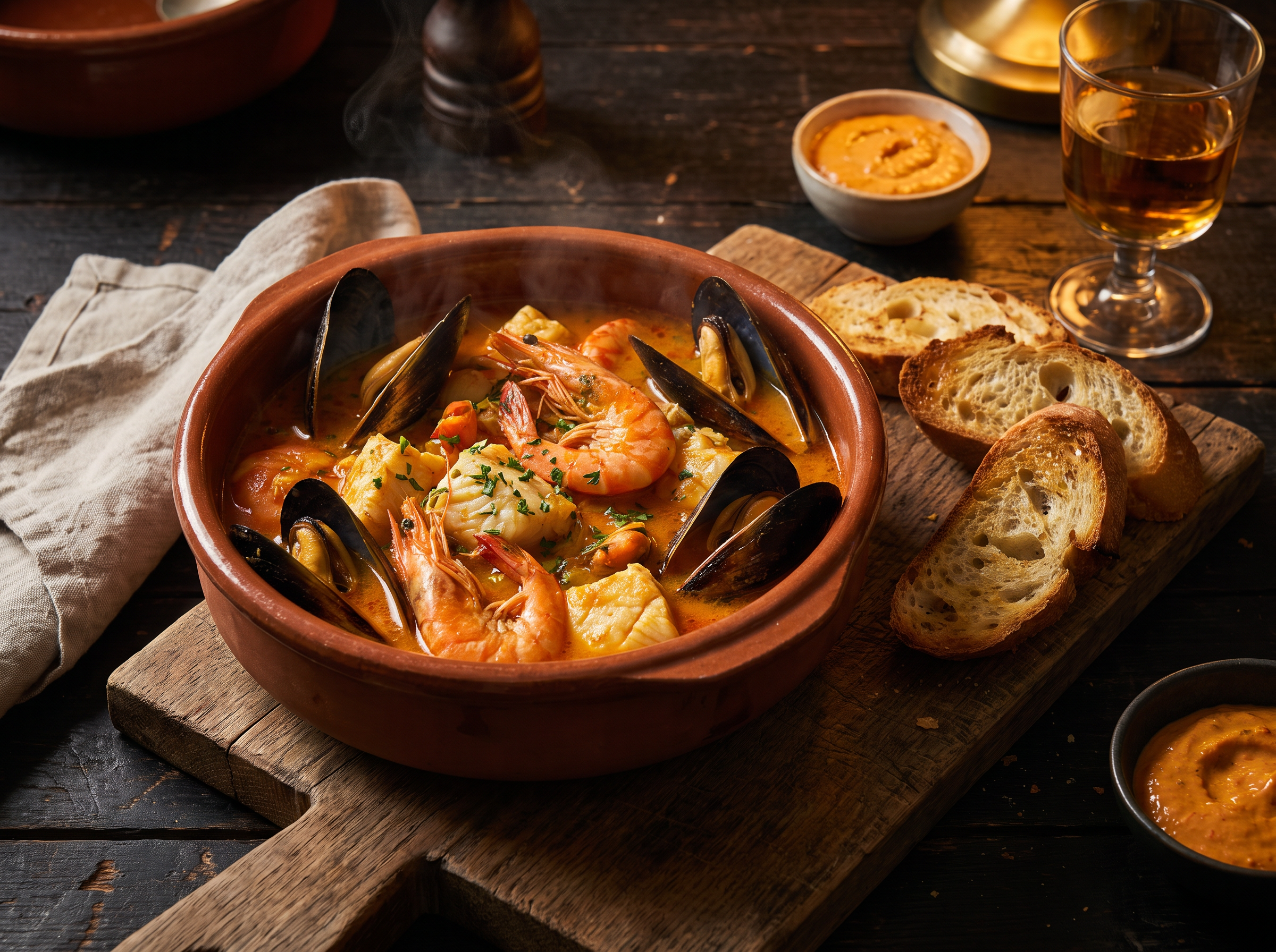 Seafood bouillabaisse