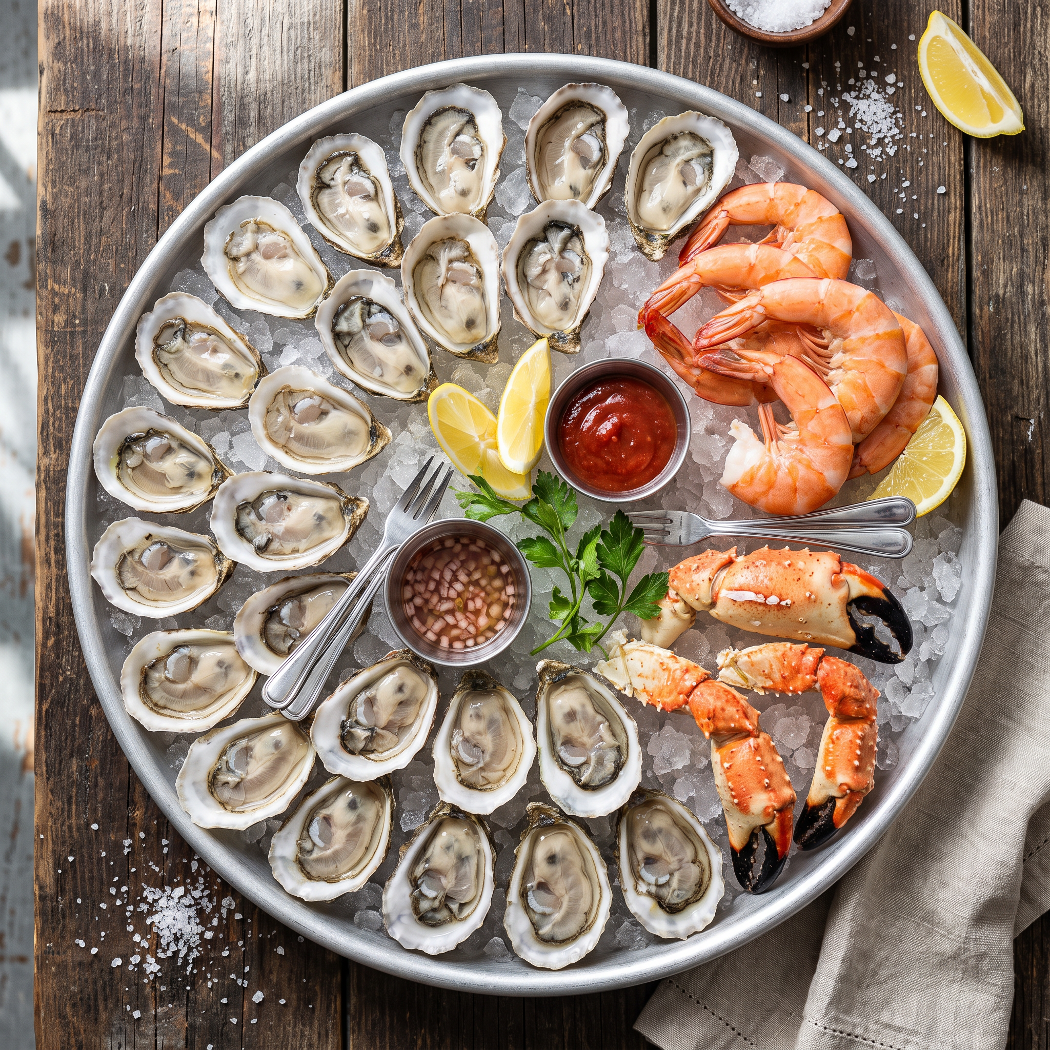 Raw bar platter